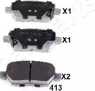 Japanparts PP-413AF - Komplet Pločica, disk-kočnica www.molydon.hr