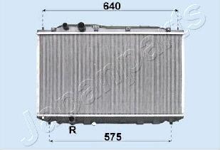 Japanparts RDA193022 - Hladnjak, hladjenje motora www.molydon.hr