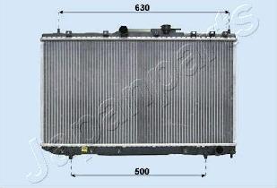 Japanparts RDA153007 - Hladnjak, hladjenje motora www.molydon.hr