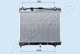 Japanparts RDA153011 - Hladnjak, hladjenje motora www.molydon.hr