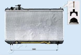 Japanparts RDA153105 - Hladnjak, hladjenje motora www.molydon.hr