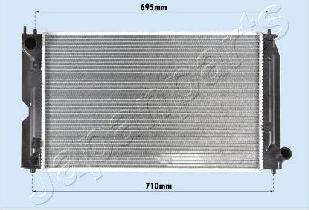 Japanparts RDA153111 - Hladnjak, hladjenje motora www.molydon.hr