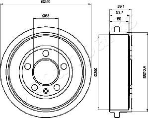 Japanparts TA-0900 - Bubanj kočnica www.molydon.hr