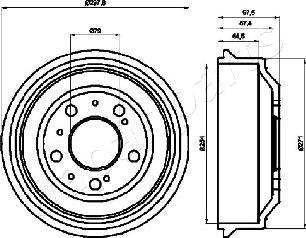 Japanparts TA-0605 - Bubanj kočnica www.molydon.hr