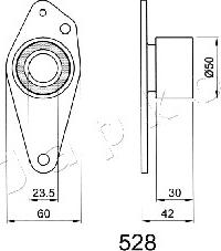 Japko 45528 - Natezač remena, zupčasti remen  www.molydon.hr