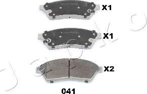 Japko 50041 - Komplet Pločica, disk-kočnica www.molydon.hr