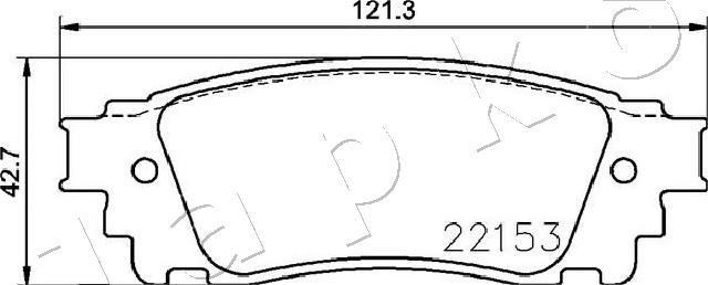 Japko 51417 - Komplet Pločica, disk-kočnica www.molydon.hr