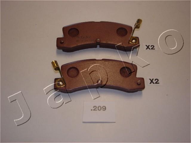 Japko 51209 - Komplet Pločica, disk-kočnica www.molydon.hr