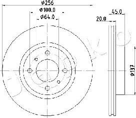 Japko 60551 - Kočioni disk www.molydon.hr