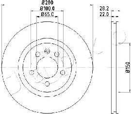 Japko 600944 - Kočioni disk www.molydon.hr