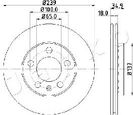 Japko 600945 - Kočioni disk www.molydon.hr