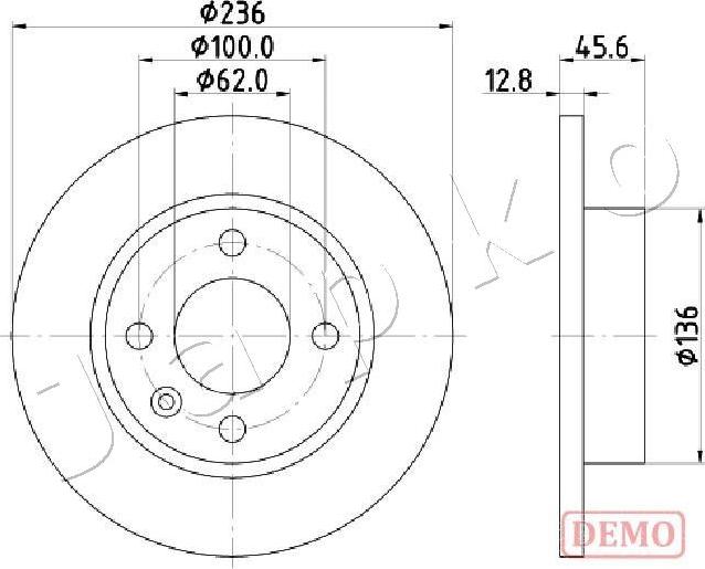 Japko 600946C - Kočioni disk www.molydon.hr