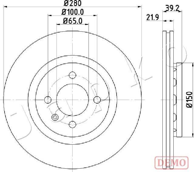 Japko 600940C - Kočioni disk www.molydon.hr