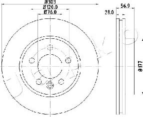 Japko 600948 - Kočioni disk www.molydon.hr