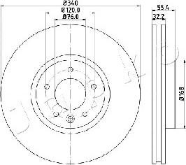 Japko 600954 - Kočioni disk www.molydon.hr