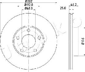 Japko 600955 - Kočioni disk www.molydon.hr