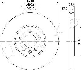 Japko 600950 - Kočioni disk www.molydon.hr