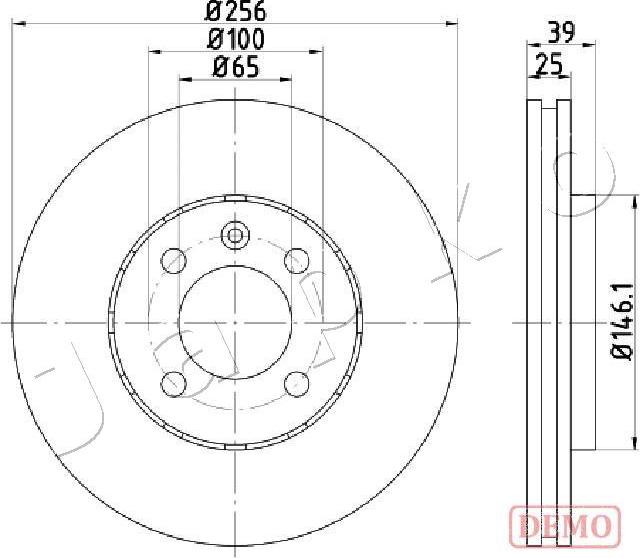 Japko 600951C - Kočioni disk www.molydon.hr