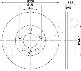 Japko 600953 - Kočioni disk www.molydon.hr