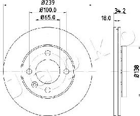 Japko 600952 - Kočioni disk www.molydon.hr