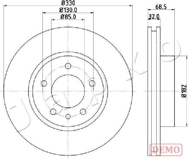 Japko 600957C - Kočioni disk www.molydon.hr