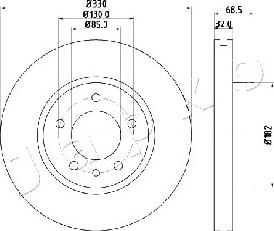 Japko 600957 - Kočioni disk www.molydon.hr