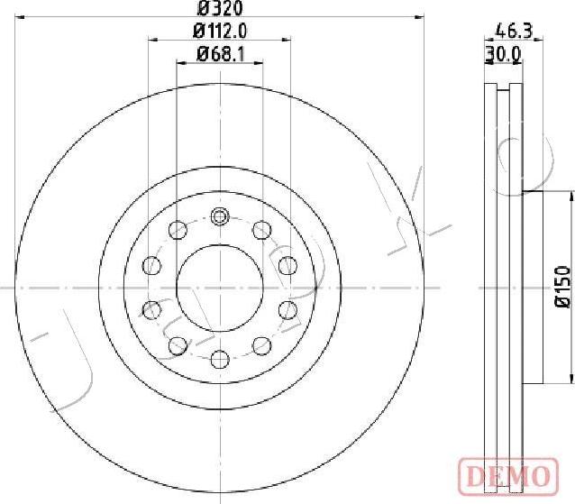 Japko 600909C - Kočioni disk www.molydon.hr