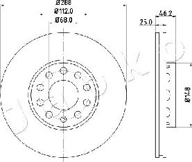 Japko 600910 - Kočioni disk www.molydon.hr