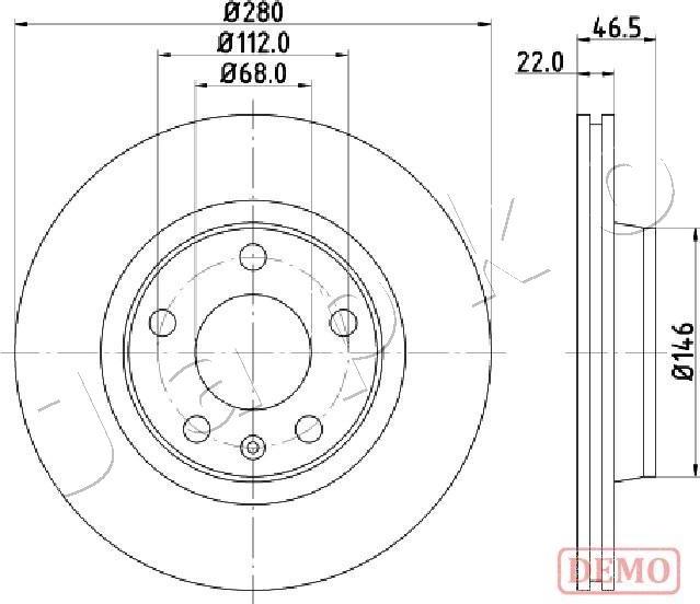 Japko 600911C - Kočioni disk www.molydon.hr