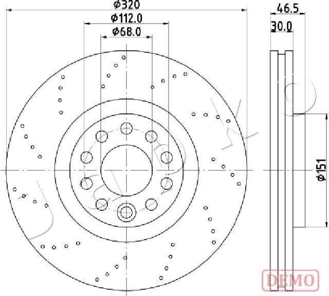 Japko 600913C - Kočioni disk www.molydon.hr