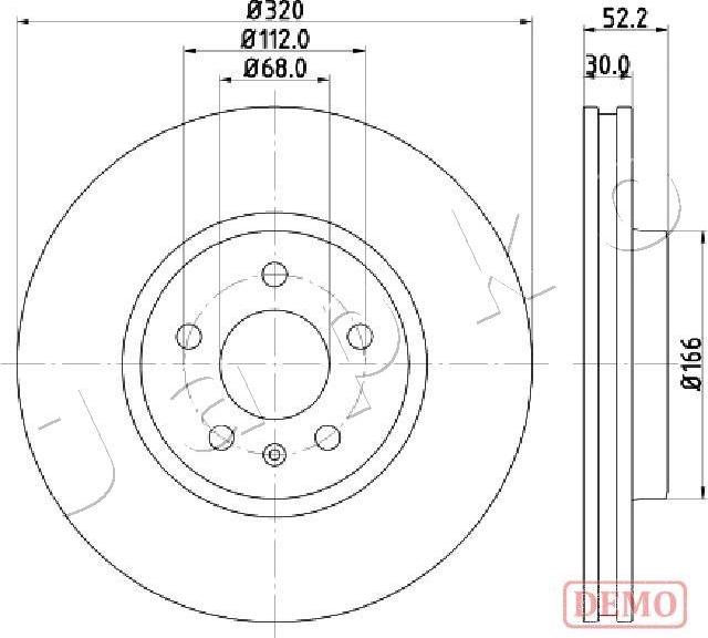 Japko 600917C - Kočioni disk www.molydon.hr