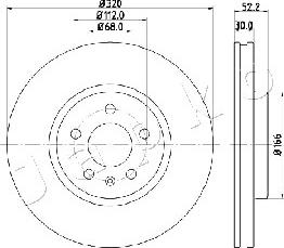 Japko 600917 - Kočioni disk www.molydon.hr