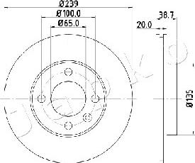 Japko 600939 - Kočioni disk www.molydon.hr