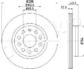 Japko 600934 - Kočioni disk www.molydon.hr