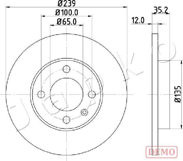 Japko 600938C - Kočioni disk www.molydon.hr