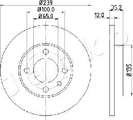 Japko 600938 - Kočioni disk www.molydon.hr