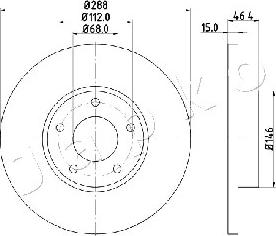 Japko 600923 - Kočioni disk www.molydon.hr