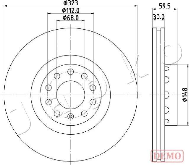 Japko 600922C - Kočioni disk www.molydon.hr