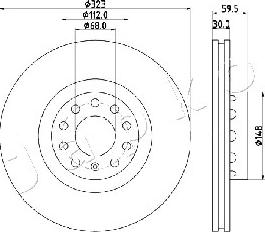 Japko 600922 - Kočioni disk www.molydon.hr