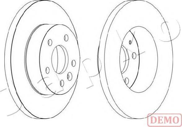 Japko 60056C - Kočioni disk www.molydon.hr