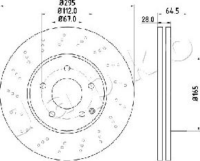 Japko 600519 - Kočioni disk www.molydon.hr