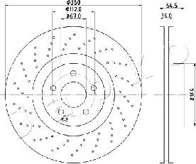 Japko 600527 - Kočioni disk www.molydon.hr