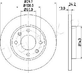 Japko 600630 - Kočioni disk www.molydon.hr