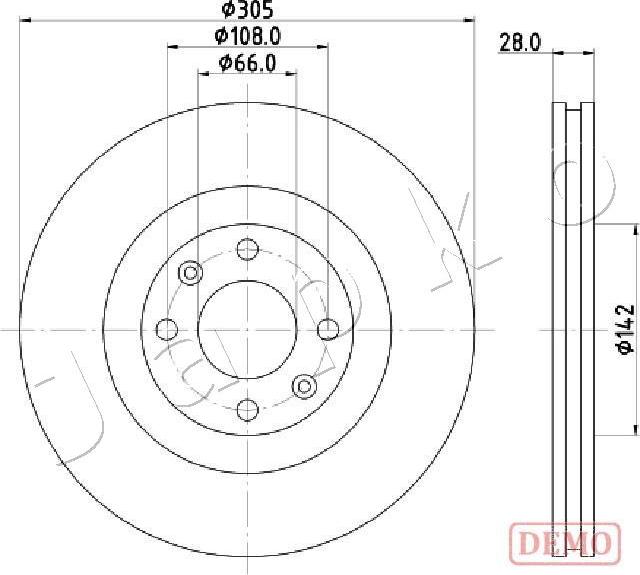 Japko 600631C - Kočioni disk www.molydon.hr