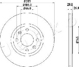 Japko 600627 - Kočioni disk www.molydon.hr