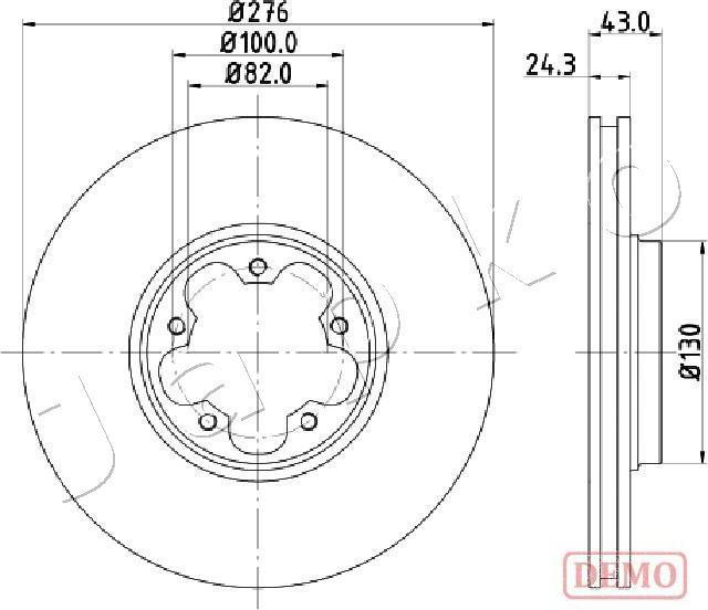 Japko 600356C - Kočioni disk www.molydon.hr