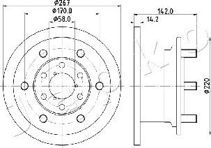 Japko 600254 - Kočioni disk www.molydon.hr