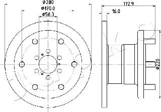 Japko 600255 - Kočioni disk www.molydon.hr