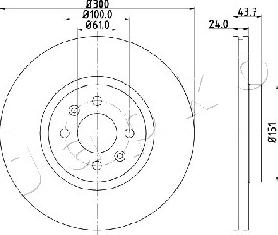 Japko 600705 - Kočioni disk www.molydon.hr