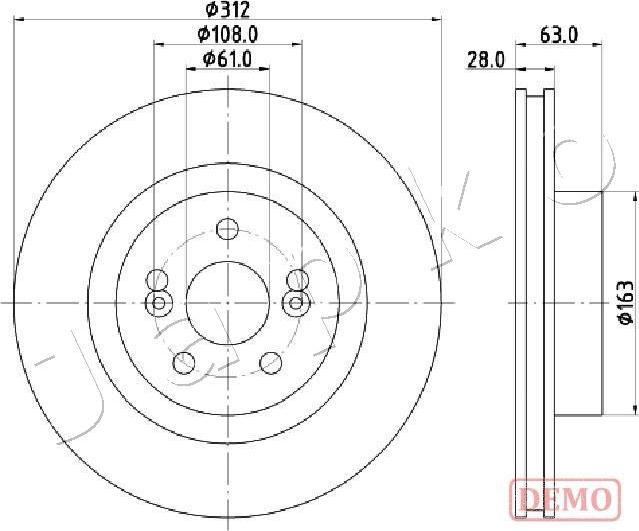 Japko 600701C - Kočioni disk www.molydon.hr